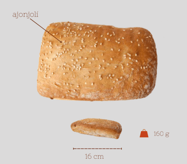 CHAPATA CON AJONJOLÍ (1 Pieza)