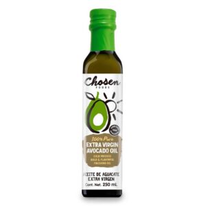 ACEITE DE AGUACATE EXTRA VIRGEN CHOSEN FOODS DE 250 ML.