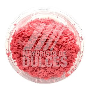 ACHOCOLART CONFETTI PARA DECORACIÃ³N ESTRELLA ROSA FRASCO CON 70G