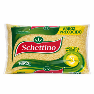 ARROZ PRECOCIDO SCHETTINO PAQUETE DE 5 KG.