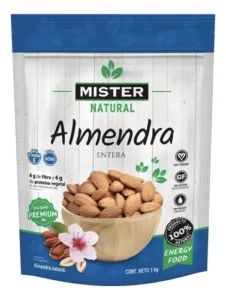ALMENDRA ENTERA EMPAQUETADA MISTER DE 1KG