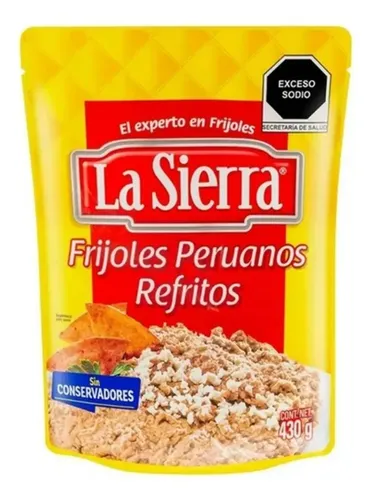 FRIJOLES PERUANOS REFRITOS LA SIERRA 430